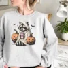il_1140xN.6356689281_jn9u Halloween Raccoon Sweatshirt, Halloween Spooky Season Crewneck, Raccoon Lover Shirt
