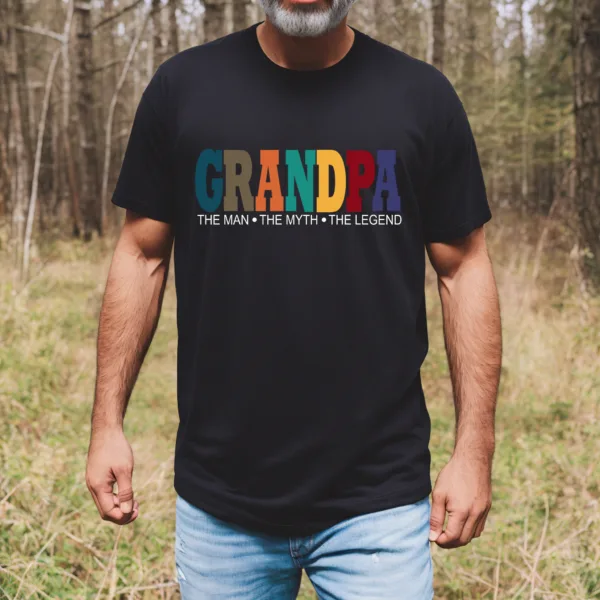 il_NxN.4807233980_3mwb.jpg Grandpa Shirt for Grandpa The Man The Myth The Legend Grandpa T Shirt - Fathers Day Gift - Husband Gift Grandpa Gift Funny T shirts
