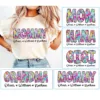 t-shirt-mockup-action-1.png Custom Grandma, Floral Boho Mommy, Personalized Gigi, Floral Mama T-Shirt - The Best Mother's Day Gift