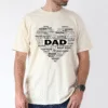 Word Art Dad Shirt, Heart of a Father, Thoughtful Gift for Dad - The Best Father's Day Gift
