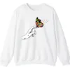 5.0 Puzzle Piece Butterfly Autism Acceptance Shirt, Hand Holding Butterfly Support Gift