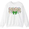 Proud Autism Mama Handprint Sweatshirt, Colorful Handprint Letters Crewneck