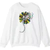 5.0 "Be Kind" Puzzle Flower Autism Awareness Sweatshirt, Sunflower Kindness Crewneck