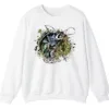 Largemouth Bass Fishing Sweatshirt - Camo Splash Art Crewneck