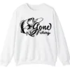 5.0 "Gone Fishing" Crewneck Sweatshirt - Classic Bass Graphic Apparel