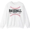 Baseball Mom Sweatshirt - Game Day Crewneck for Sports Mothers