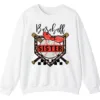Baseball Sister Leopard Print Checkered Sweatshirt, Red Bow Game Day Sibling Pullover, Cute Softball Fan Gift