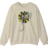 5.1 "Be Kind" Puzzle Flower Autism Awareness Sweatshirt, Sunflower Kindness Crewneck