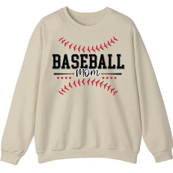 Baseball Mom Sweatshirt - Game Day Crewneck for Sports Mothers