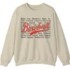Baseball Terms Sweatshirt - Typographic Word List Crewneck Gift