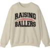 Raising Ballers Sweatshirt, Baseball Mom Crewneck, Softball Game Day Pullover, Sports Parent Gift