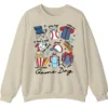 Game Day Essentials Baseball Collage Sweatshirt, Team Spirit Sports Uniform Crewneck, Popcorn Hot Dog Hydration Pullover