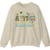 Funny Autism Definition Sweatshirt, "Offsetting Boring People" Sarcastic Crewneck Gift