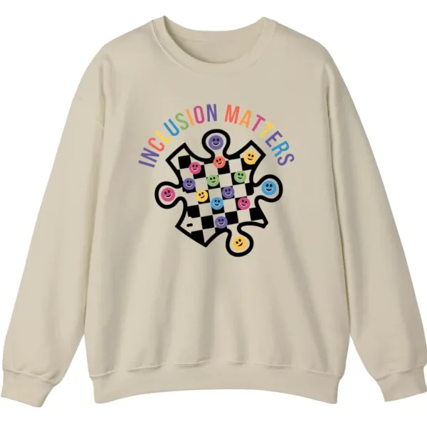 5.1 Inclusion Matters Sweatshirt – Equality Crewneck, Diversity Awareness Shirt, Inclusive Message Pullover
