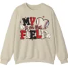 My Heart Is On That Field Baseball Crewneck Sweatshirt