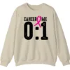 Cancer 0 Me 1 Pink Ribbon Survivor Crewneck Sweatshirt