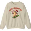 Can't Catch Me Gingerbread Man Skateboard Funny Christmas Sweatshirt