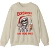 5.1 Expensive Difficult Skeleton Christmas Sweatshirt