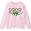 Proud Autism Mama Handprint Sweatshirt, Colorful Handprint Letters Crewneck