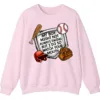 Watch Your Mouth Baseball Mom Sweatshirt, Funny Game Day Crewneck, My Boy Might Not Always Swing Pullover, Baseball Parent Gift