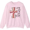 5.2 Baseball Cross Psalm 96:12 Sweatshirt, Christian Game Day Crewneck, Religious Sports Pullover, Faith and Baseball Fan Gift