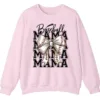 Baseball Mama Stacked Text Sweatshirt, Sports Bow Crewneck, Game Day Mom Pullover, Mother's Day Gift for Softball Parent
