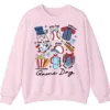 Game Day Essentials Baseball Collage Sweatshirt, Team Spirit Sports Uniform Crewneck, Popcorn Hot Dog Hydration Pullover