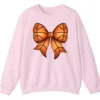 Basketball Big Bow Crewneck Sweatshirt