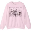 Pink Spirit Breast Cancer Awareness Sweatshirt, Warrior Hope Survivor Word Cloud Shirt