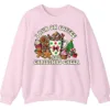 I Run On Coffee & Christmas Cheer Sweatshirt, Funny Holiday Cocoa Mug Cookie Shirt
