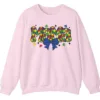Cute Colorful Puzzle Piece Mama Crewneck, Autism Awareness Bubble Letters Sweatshirt