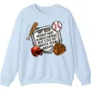 Watch Your Mouth Baseball Mom Sweatshirt, Funny Game Day Crewneck, My Boy Might Not Always Swing Pullover, Baseball Parent Gift