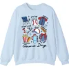 Game Day Essentials Baseball Collage Sweatshirt, Team Spirit Sports Uniform Crewneck, Popcorn Hot Dog Hydration Pullover