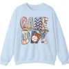 Game Day Baseball Patriotic USA Crewneck Sweatshirt