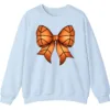 Basketball Big Bow Crewneck Sweatshirt