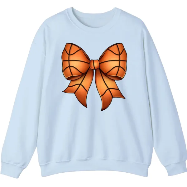 Basketball Big Bow Crewneck Sweatshirt