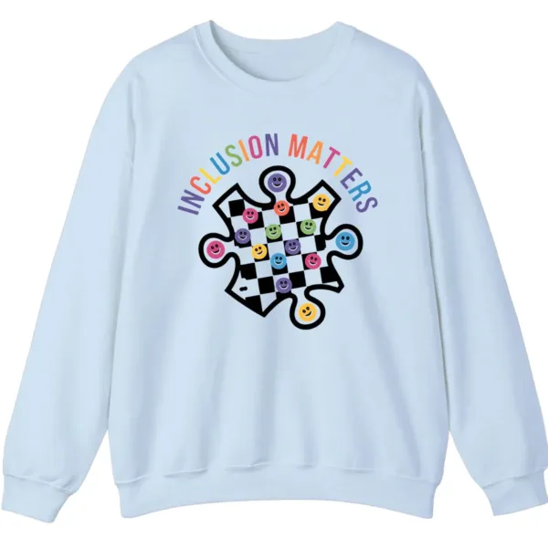 5.3 Inclusion Matters Sweatshirt – Equality Crewneck, Diversity Awareness Shirt, Inclusive Message Pullover