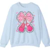 Together We Fight Pink Ribbon Boxing Gloves Crewneck Sweatshirt