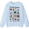 'Tis The Season Christmas Sweatshirt, Hot Cocoa Cookie Holiday Crewneck