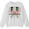 Jesus The Reason Plaid Bow Christmas Sweatshirt