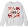 Sporty Girl Aesthetic Baseball Theme Crewneck Gift Idea