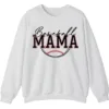 Baseball Mama Game Day Crewneck Sweatshirt for Women