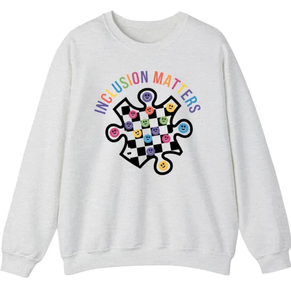 5.4 Inclusion Matters Sweatshirt – Equality Crewneck, Diversity Awareness Shirt, Inclusive Message Pullover