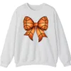 Basketball Big Bow Crewneck Sweatshirt