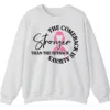 5.4 Stronger Than The Setback Sweatshirt, Breast Cancer Awareness Pink Ribbon Comeback Shirt