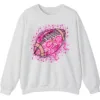 5.4 Pink Out Football Game Day Sweatshirt, Breast Cancer Awareness Cheerleading Pink Football Crewneck