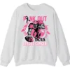 5.4 Pink Out Football Game Day Sweatshirt, Breast Cancer Awareness Cheerleading Pink Football Crewneck