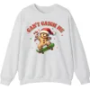 Can't Catch Me Gingerbread Man Skateboard Funny Christmas Sweatshirt