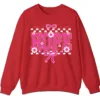 HOPE Breast Cancer Awareness Pink Ribbon Crewneck Sweatshirt