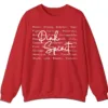 Pink Spirit Breast Cancer Awareness Sweatshirt, Warrior Hope Survivor Word Cloud Shirt